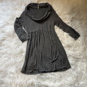 Pinkblush Heather Gray Cowl Neck Top